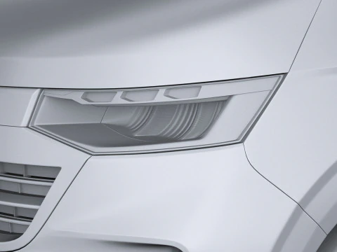 Volkswagen Transporter T7 Van LWB 2025 3D Model