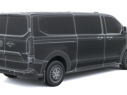Volkswagen Transporter T7 Van LWB 2025 3D Model