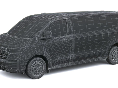 Volkswagen Transporter T7 Van LWB 2025 3D Model