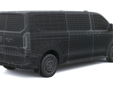 Volkswagen Transporter T7 Van LWB 2025 3D Model