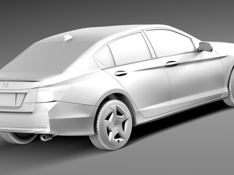 Honda Accord PHEV 2013 3D Model