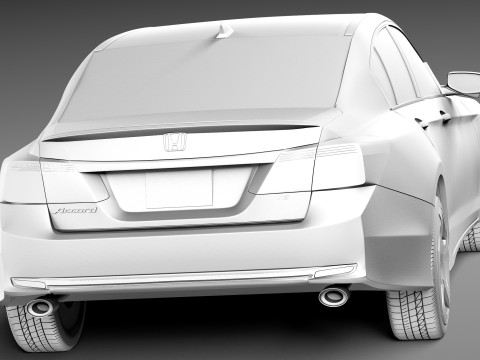 Honda Accord PHEV 2013 3D Model