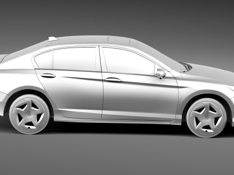 Honda Accord PHEV 2013 3D Model