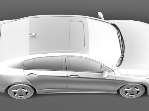 Honda Accord PHEV 2013 3D Model