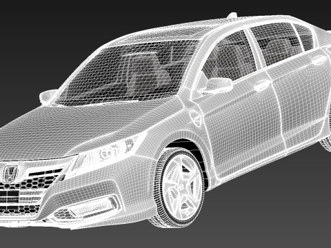 Honda Accord PHEV 2013 3D Model