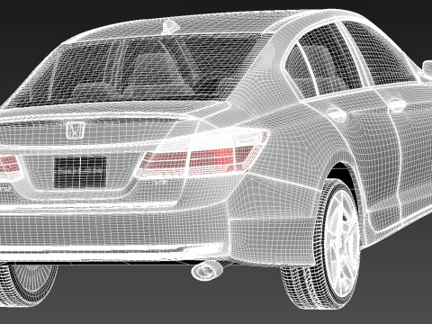Honda Accord PHEV 2013 3D Model