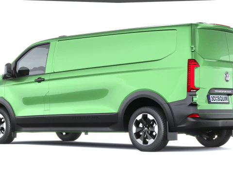 Volkswagen Transporter T7 Panamericana LWB 2025 3D Model