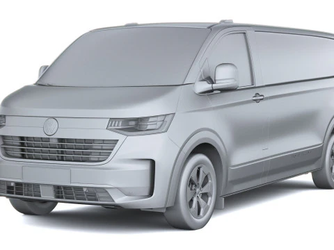 Volkswagen Transporter T7 Panamericana LWB 2025 3D Model