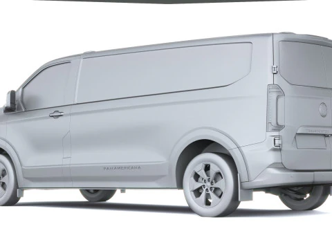 Volkswagen Transporter T7 Panamericana LWB 2025 3D Model