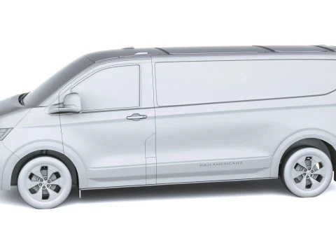 Volkswagen Transporter T7 Panamericana LWB 2025 3D Model