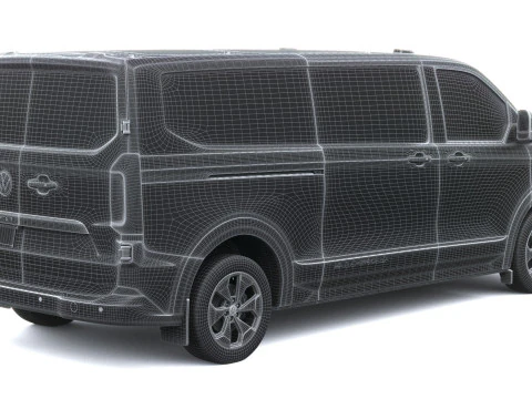 Volkswagen Transporter T7 Panamericana LWB 2025 3D Model