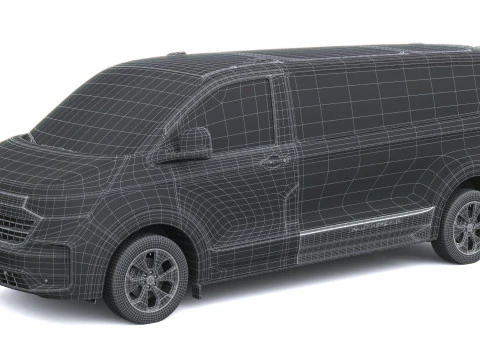 Volkswagen Transporter T7 Panamericana LWB 2025 3D Model