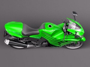 Kawasaki ZX14R 2012 Ninja Model 3D
