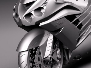 Kawasaki ZX14R 2012 Ninja Model 3D