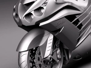 Kawasaki ZX14R 2012 Ninja 3D Model in Motorcycle 62599 | 3DExport