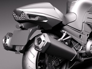 Kawasaki ZX14R 2012 Ninja Model 3D