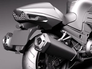 Kawasaki ZX14R 2012 Ninja 3D Model in Motorcycle 62599 | 3DExport