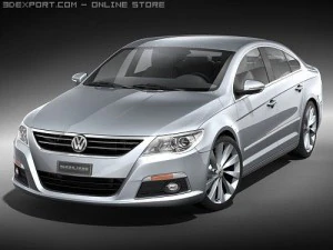 Volkswagen Passat CC 3D Model