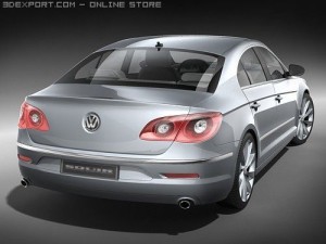 Volkswagen Passat CC 3D Model
