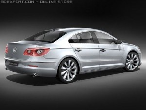 Volkswagen Passat CC 3D Model