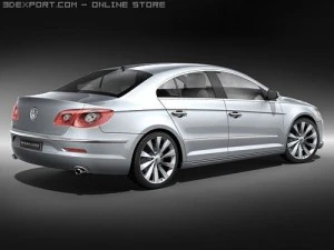 Volkswagen Passat CC 3D Model