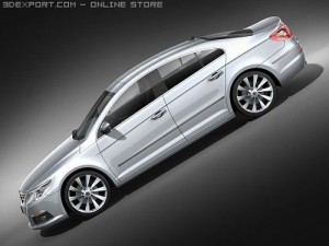 Volkswagen Passat CC 3D Model