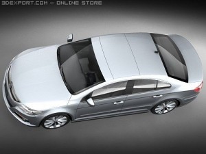 Volkswagen Passat CC 3D Model