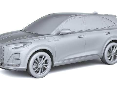 Hongqi HS3 2026 3D Model