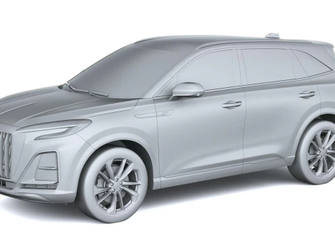 Hongqi HS3 2026 Modelo 3D