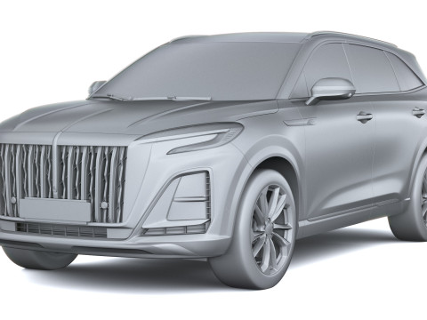 Hongqi HS3 2026 3D Model
