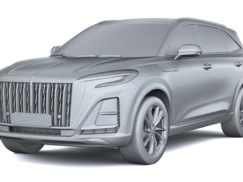 Hongqi HS3 2026 Modelo 3D