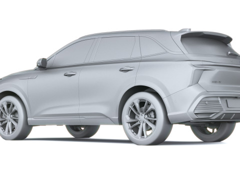 Hongqi HS3 2026 3D Model