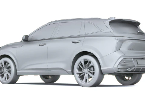 Hongqi HS3 2026 Modelo 3D