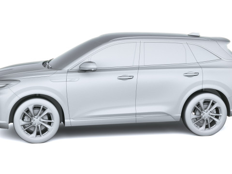 Hongqi HS3 2026 3D Model