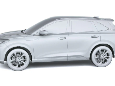 Hongqi HS3 2026 Modelo 3D