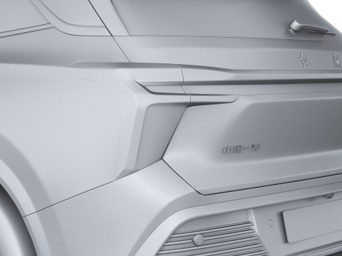 Hongqi HS3 2026 3D Model