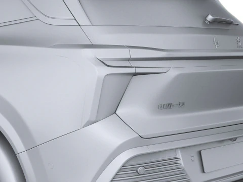 Hongqi HS3 2026 Modelo 3D