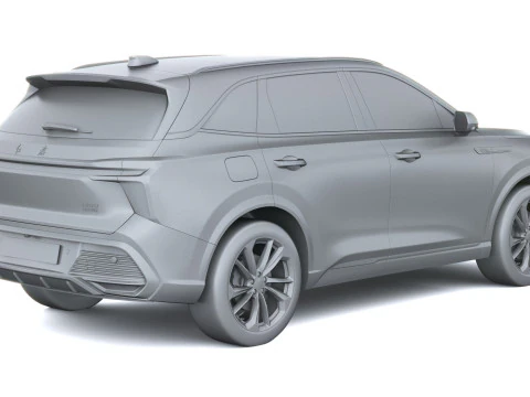 Hongqi HS3 2026 Modelo 3D