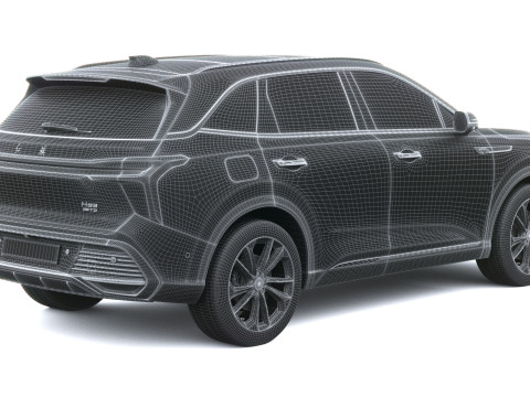 Hongqi HS3 2026 3D Model