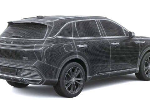 Hongqi HS3 2026 Modelo 3D