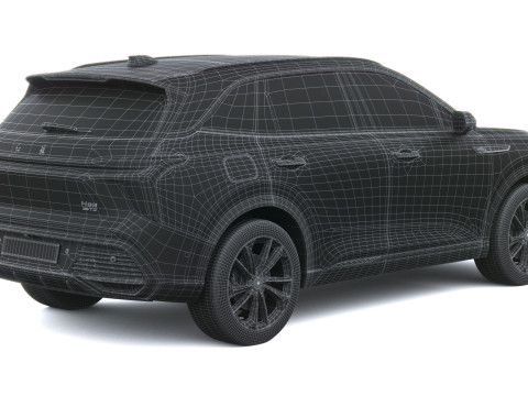 Hongqi HS3 2026 3D Model