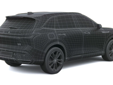 Hongqi HS3 2026 Modelo 3D