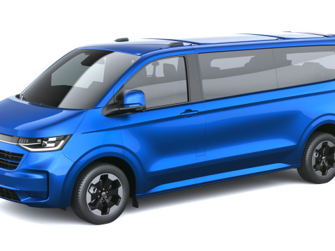 Volkswagen Transporter T7 e-caravelle LWB 2025 3D Model