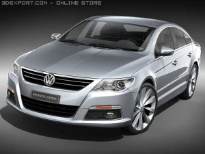 Volkswagen Passat CC 3D Model