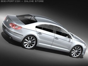 Volkswagen Passat CC 3D-Modell
