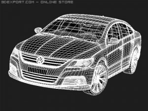 Volkswagen Passat CC 3D-Modell