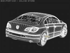 Volkswagen Passat CC 3D-Modell