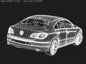 Volkswagen Passat CC 3D Model