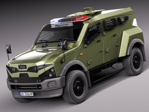 Oshkosh Sand Cat V2 Modelo 3D