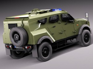 Oshkosh Sand Cat V2 3D 模型